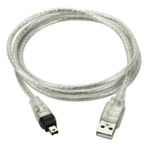 CableccUSB�I�X-FirewireIEEE1394 4�s���I�XiLink�A�_�v�^�[�R�[�h�P�[�u��(SONY DCR-TRV75E DV�p)