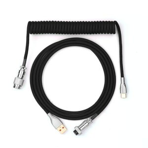 EPOMAKER ���J�j�J���L�[�{�[�h�p �q��v���O���� MIX�P�[�u�� 1.8m �R�C���h Type-C ���� USB A TPU ���J�j�J���L�[�{�[�h �X�y�[�X�P�[�u�� �Q�[�~���O�L�[�{�[�h�ƌg�ѓd�b�p ���E���A�r�G�[�^�c