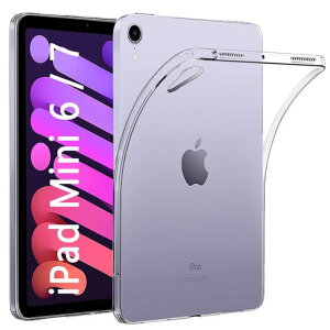 NUPO for iPad mini7 / 6 (��6�A7����) �P�[�X �ϏՌ� �N���A TPU �V���R�� 2021 / 2024 ��p�J�o�[