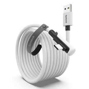 Syntech Link �P�[�u�� 5M �Ή�Oculus/Meta Quest 3S/Meta Quest 3�AQuest2/Pro/Pico 4/Ultra �A�N�Z�T������� PC/SteamVR �ƌ݊�������A���� PC �f�[�^�]���AVR