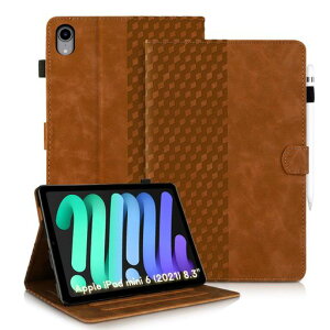 CASAFUNY iPad Mini7 �P�[�X (A17 Pro 2024 ���f���A��7����) iPad mini6 �P�[�X(2021���f���A��6����) ��p �X�}�[�g�P�[�X �r�W�l�X �J�o�[ iPad ��7����P�[�X iPad ��6����P�[�X