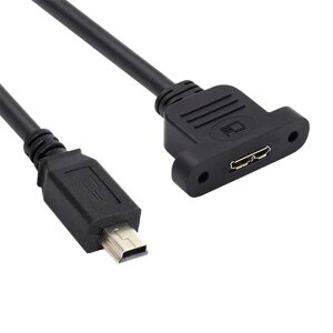xiwai USB 2.0 Mini 5�s�� �I�X �l�W�}�E���g�^�C�v �����R�[�h 3.0 Micro Type-B ���X 480Mbps USB�����P�[�u��