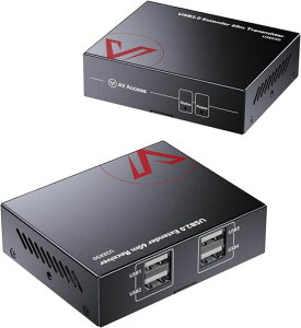 AV Access USB �G�N�X�e���_�[ �I�[�o�[ Cat5e/6/6a/7 196ft/60M�A4USB2.0 �|�[�g�A�v���O �A���h �v���C�A�h���C�o�[�s�v�A���ׂẴI�y���[�e�B���O �V�X�e���A�L�[�{�[�h�A�}�E�X���T�|�[�g USB�I�c