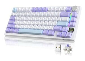 ATTACK SHARK X820ULTRA �Q�[�~���O�L�[�{�[�h���J�j�J�L�[�{�[�h 75%�z�� ����/�L��/BT 3���[�h ���j�A��