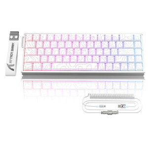 ATTACK SHARK X68MAX HE ���s�b�h�g���K�[ �L�[�{�[�h �t���A���~CNC �����\ �Q�[�~���O�L�[�{�[�h 8000Hz�|�[�����ORT0.005mm���� ����x��0.08ms���C�e���V�[�L���z�[������60%���C�A�E�g68�L�[ ���C�c