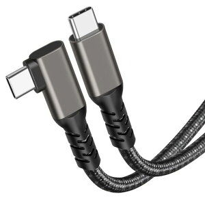 USB Type C �P�[�u�� L���^ 4K/60Hz �f���o�� USB 3.2 Gen 2X2 20Gbps�f�[�^�]�� PD�Ή�100W���}���[�d �^�C�vc�[�d�P�[�u�� iPhone 15, MacBook, iPad mini/Pro,