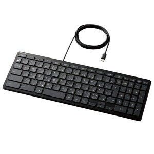 �G���R�� �L�[�{�[�h �L�� Works With Chromebook�F�؎擾 �p���^�O���t�� USB Type-C�R�l�N�^ �R�� �u���b�N TK-CB01UPKBK