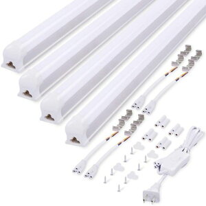 led�u���� 40w�` ����̌^ 2600LM ����d��18W T8���� 120cm �����F �ڂɗD���� �ᔭ�M �H���s�v ��c�� �R���r�j �q�� �K���[�W �X�܏Ɩ� 4�{����