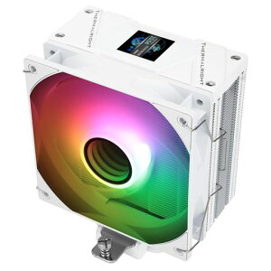 Thermalright Assassin Spirit 120 Vision ARGB White CPU Air Cooler�A�f�X�N�g�b�v �q�[�g�V���N �N�[���[�A���� 154mm �� PC �f�B�X�v���C �X�N���[�� �N�[���[�A240*240