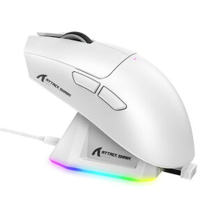 MAMBASNAKE x ATTACK SHARK X11 ���y�� ���� �Q�[�~���O�}�E�X 60g RGB �}�O�l�b�g �[�d�X�^���h 3���[�h ��