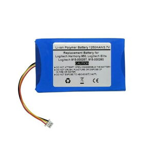 1250mAh/3.7V �����o�b�e���[ Logitech Harmony 950,Logitech Elite,Logitech 915-000257, 915-000260 Remote Control, Logitech