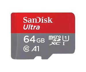 �T���f�B�X�N SanDisk Ultra microSDXC UHS-I�J�[�h 64GB SDSQUAB-064G-JN3MA