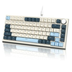 MAMBASNAKE x ATTACK SHARK K85 ���s�b�h�g���K�[ �Q�[�~���O�L�[�{�[�h �L�� 75% RGB���C�g CNC�����m�u ��
