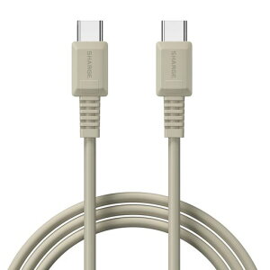 SHARGE���B���e�[�W�P�[�u�� USB-C to USB-C 1.2m 100W�}���[�d PD�Ή� ���炩�f�� iPhone 16 / 15 MacBook Pro/Air iPad Pro Galaxy�ȂǑΉ�