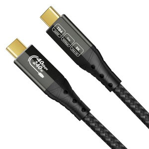 ZIKNYDO USB 4 Thunderbolt 4�P�[�u�� 0.5m�A40Gbps�f�[�^�����A8K/4K �f���o�́A240W�[�d�AUSB C Thunderbolt�P�[�u���BThunderbolt 5/3�AiPhone
