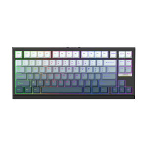 EPOMAKER G84 HE ���C�����X�Q�[�~���O�L�[�{�[�h 8K�|�[�����O���[�g ���C�X�C�b�` �z�[�����ʃZ���T�[���� DKS & SnapKeys (SOCD)�Ή� �e���L�[���X ���� 8000mAh BT USB A-C�L��