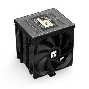 Thermalright Burst Assassin 120 Vision Black CPU Air Cooler�A1500RPM���x�̃f�X�N�g�b�vCPU�N�[���[�A320x240�𑜓x�p���[IPS LCD�X�N���[���A2.4�C���`�AIntel