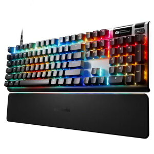 SteelSeries ���s�b�h�^�b�v ���s�b�h�g���K�[ �Q�[�~���O�L�[�{�[�h �L�� �p��z�� �h���݌v ���C�z�[�����ʃZ���T�[ OmniPoint�X�C�b�` �L�@EL�f�B�X�v���C���� Apex Pro Gen 3 - US �u���b�N �t���c