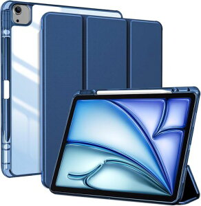 ProCase iPad Air 13 �P�[�X M4 2026 / M3 2025 / M2 2024 �y�����[ iPad Pro 12.9 6����/5����/4����/3����ʗp �X�}�[�g�J�o�[ Pencil Pro/USB-C�Ή� �ϏՌ�