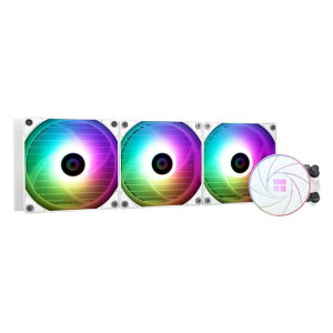 Thermalright AQUA ELITE 360 WHITE ARGB ����CPU�N�[���[�A360��p��T�C�Y�A120mm PWM�t�@��x3�AS-FDB�x�A�����O�AAMD/AM4/AM5�AINTEL LGA115X/1200/1851/ �p