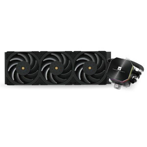 THERMALRIGHT Frozen Edge 360 Black AIO�E�H�[�^�[�N�[���[�A�t��CPU�N�[���[�A3x120mm PWM�t�@������V�X�e���A2150RPM�����t�@���AAMD / AM4 / AM5&Intel LGA1700 /