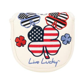 ブラッククローバー(Black Clover) ゴルフ ヘッドカバー フラッグデー マレット型パターカバー FLAG DAY MALLET PUTTER COVER WHITE/NAVY/RED BCJS5AF003ML