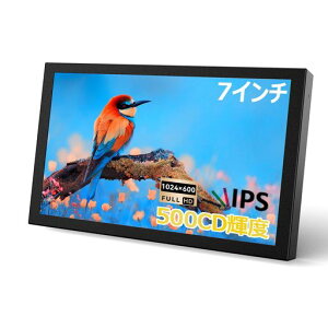 ���^ 7�C���`���j�^�[ Miktver ���^�f�B�X�v���C�� �X�s�[�J�[���� 7�C���`�X�N���[�� IPS�p�l�� USB���d�� HDMI VGA AV BNC �Ď��J�����p/DSLR/PC/DVD Ras Pi 4/3/2 Model B�p ���{�� HDMI