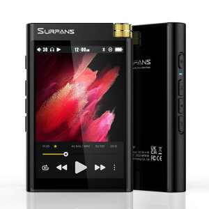 Surfans HiFi Bluetooth Mp3�v���[���[:F28 �n�C���] ���X���X �|�[�^�u���~���[�W�b�N�v���C���[ - 3.5�C���`�f�W�^���I�[�f�B�I�v���C���[ 32GB �ő�512GB�Ή�