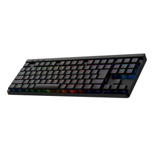 Logicool G �Q�[�~���O�L�[�{�[�h G515 LIGHTSPEED TKL ���^ ���C�����X �e���L�[���X �L�[�{�[�h G515-WL-LNBK ���j�A �Ԏ� �Â��ȃ^�C�s���O ���{��z�� LIGHTSPEED Bluetooth �ڑ��Ή�