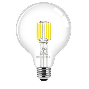 Acidea �G�W�\���d�� G125 E26 LED �t�B�������g�d�� ������Ή� 60W���� ���`���Ή� 6W 813lm �V�����f���A �����F 4000K PSE 1����