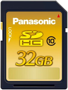 Panasonic 32GB SDHC�������[�J�[�h CLASS10 RP-SDWA32GJK