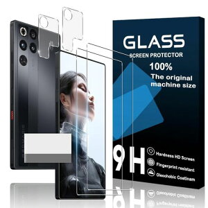 �y���{���z�Ή� REDMAGIC 11 Pro �K���X�t�B���� 2+2���Z�b�g �����K���X �J���������Y�v���e�N�^�[�t�� REDMAGIC 11 Pro �t�B����(2����)+�����Y�ی�t�B����(2����)�����K���X 9H�d�x �����z�� �C�c