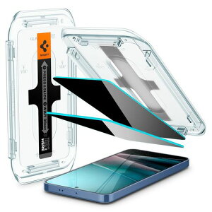 Spigen Galaxy S25 �����K���X�t�B���� �`�����h�~ 2���� 9H �d�x �v���C�o�V�[ �ی�t�B���� �w��F�ؑΉ� �\��t���L�b�g�t�� �w��h�~ �i�m�R�[�e�B���O ��U�h�~ EZ Fit AGL07627 (�v���C�o�V�[)