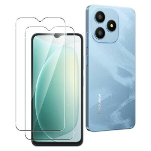 For Blackview WAVE 9C/Wave 8C/Wave8/OSCAL Flat2C/OSCAL Flat2 �K���X�t�B���� 2���Z�b�g �d�x9H �����K���X �t���ی�t�B���� 2.5D �����ߗ� ��U�h�~ �C�A�[�� ����h�~ �����z��