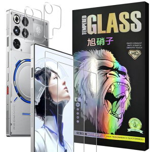 �Ή� RedMagic 11 Pro / 11 Pro+ �K���X�t�C���� �y2+2 ���Z�b�g-���Y���Ɏq�z redmagic11 pro �K���X�t�B���� 2�� + �����Y�ی�t�B���� 2�� redmagic11proplus �t�� �ی�t�B����