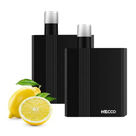 HECCO ターレスネクスト交換用 カートリッジ 2個 シーシャ たばこカプセル 対応 禁煙 サポート フレーバー ノンニコチン・タール・色素0 リキッド レモン lemon 爽やか匂い M28 電子たばこ 2個…