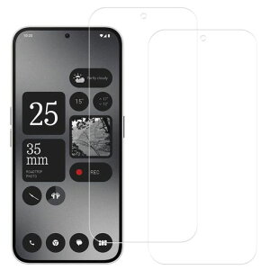 HUAKE nothing phone 2a �K���X�t�B�����y(2��)�K���X�t�B�����z Nothing Phone 2a �p ���Y�Ɏq�f�ސ� ���� �K���X �w��h�~ �t�� �ی� �t�B����