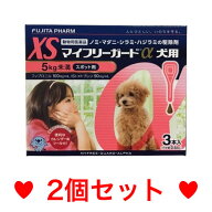 M【メール便】犬用 マイフリーガードα XS （5kg未満） 3本入 [2個セット]