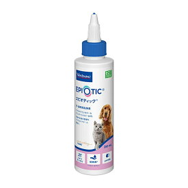 R【レターパック・速達・送料無料】【ビルバック】犬猫用　エピオティックペプチド　イヤークリーナー　250ml　※リニューアルに伴い、パッケージ・内容等予告なく変更する場合がございます