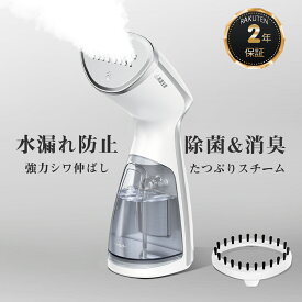 スチームアイロン 衣類スチーマー「除菌＆消臭 」ハンディアイロン 小型 軽量 持運び 恒温 パワフル連続スチーム シワ伸ばし 除菌 脱臭 コンパクト ミニ ポータブル 携帯アイロン 20S立ち上が 15g/min 持ち運び便利 家庭用 PSE認証済み