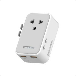 �C�O�ϊ��v���O�S���E�Ή�TESSAN�����R���p�N�g�^�C�O���s�p�R���Z���g�ϊ���CBFOA�^�C�v�Ή�4USB(2USB-C)�t��PD25W�}���[�d���s�p�֗��O�b�Y���ۓd���ϊ��A�_�v�^�[�}���`�ϊ��v���O