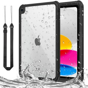 MoKoiPad第11/10世代防水ケース11/10.9インチiPad第11世代(A16)2025、iPad第10世代2022防水ケースIP68最高規格完全防水軽量薄型耐衝撃360度全面保護ストラップ付き水中撮影