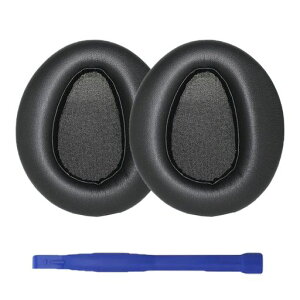 AdhiperMDR-10RBTMDR-10RNCMDR-10R交換用イヤークッション/イヤーカバー/イヤーパッド修理部品はSonyMDR-10RBTMDR-10RNCMDR-10Rヘッドフォン用です(ブラック)