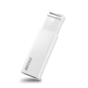 �o�b�t�@���[ USB������ 32GB �m�b�N�X���C�h�� USB3.2(Gen1)/3.1(Gen 1)/3.0/2.0 �[���T�|�[�g RUF3-KS32GA-WH/N