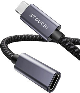 StouchiUSBType-C�����P�[�u��1M�yPD100W/5A�}���[�d�E10Gbps�����]���E4K@60Hz�f���o�́zUSB3.2Gen2/Thunderbolt3�Ή��o����Type-C�I�X-���X�A���~����