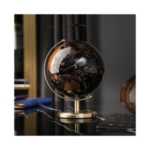 地球儀おしゃれ直径5.5インチの地球儀黒海ヴィンテージ世界地球儀アンティーク装飾デスクトップ地理的回転教育地球儀キッズギフト地球儀子供(Color:5.5inmediumB)