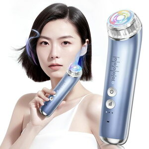 美顔器EMSRF美顔器自宅エステ目元美顔器多機能美容器微電流美顔器6種類モード3段階レベルイオン導出イオン導入3色光エステ目元ケア肌ケア口元ケア温冷ケア冷感機能クリーニング汚れと…