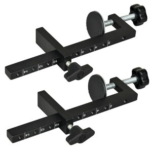 Buerjia2個の調整可能なG型クランプ、C型クランプ、アルミニウム合金の強力なF型クランプ、木工固定具クランプ