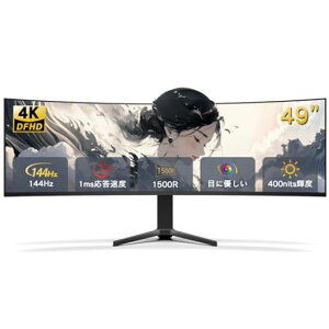 WingameQ[~Oj^[Xs[J[X[p[EgCh32:94K144HzDFHD(3840*1080)IPSt49C`FreeSync/u[_NV/VESAΉ/HDMI/Lp/2Nۏ؃ubN