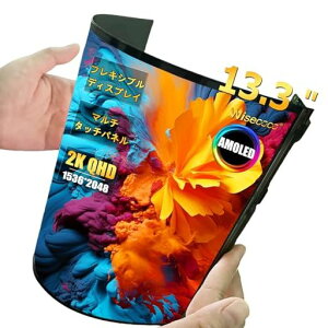 wisecoco �C���`�L�@EL 2K 1536 x 2048 �t���L�V�u�����j�^�[ OLED �^�b�`�p�l�� AMOLED IPS�f�B�X�v���C �h���C�o �{�[�h�t�� �܂�Ȃ��\�ȃX�N���[��